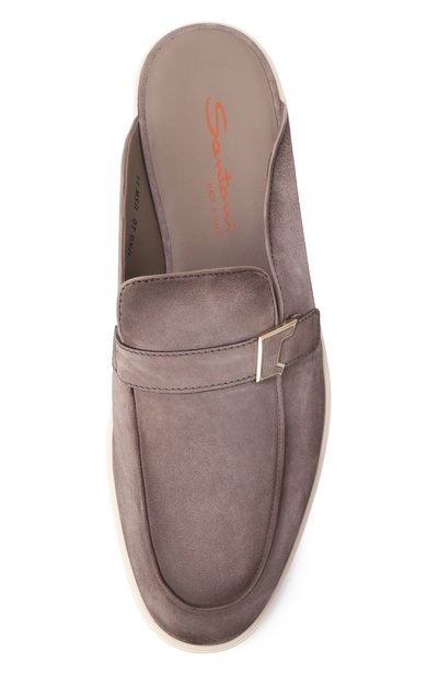 Замшевые сабо malibu SANTONI, арт. MGAG19007TICMEAA, фото 5