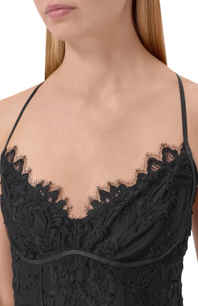 Топ LISE CHARMEL черного цвета по цене 32090 руб., арт. ALJ4035, фото 5 Топ LISE CHARMEL, арт. ALJ4035, фото 5