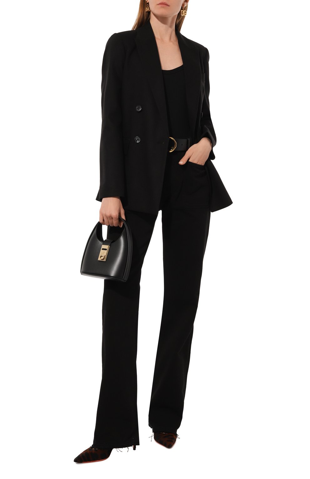 Сумка gancini buckle mini FERRAGAMO, арт. 213978/764454, фото 7