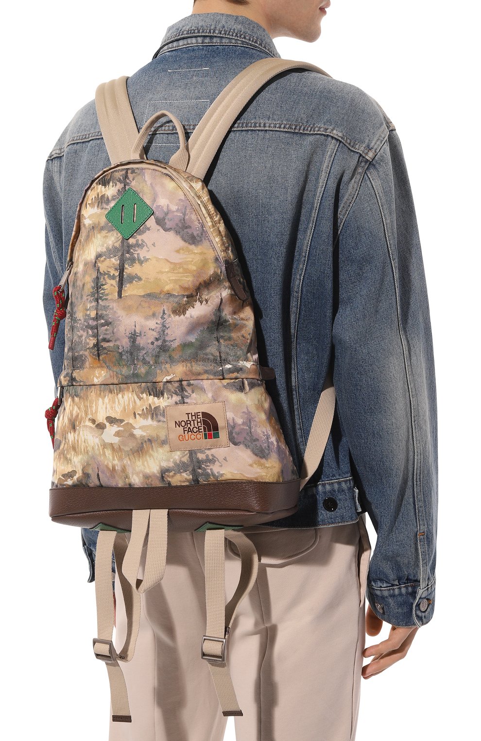 Текстильный рюкзак GUCCI бежевого цвета по цене 228960 руб., арт. 650288 UIMAN, фото 2 Текстильный рюкзак GUCCI, арт. 650288 UIMAN, фото 2
