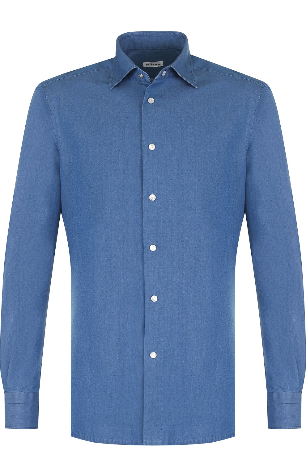 Рубашка из денима с воротником кент KITON, арт. UMCNERCH0621902009, фото 1