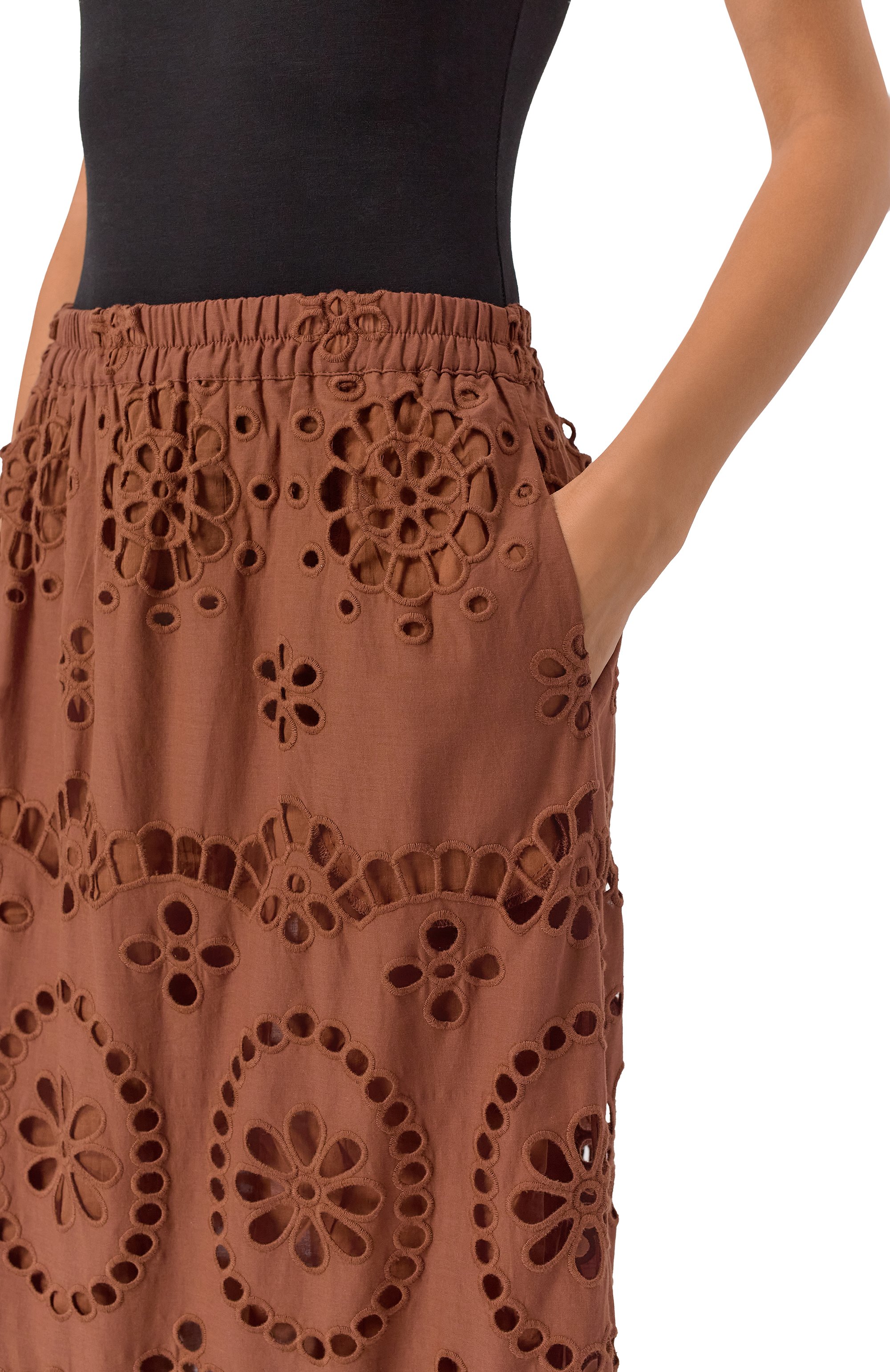 Хлопковая юбка MC2 SAINT BARTH, арт. STBW JENNY/00378H, фото 5