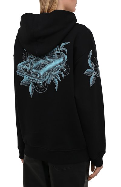 Хлопковое худи GIVENCHY, арт. BWJ01C3Z4W, фото 4