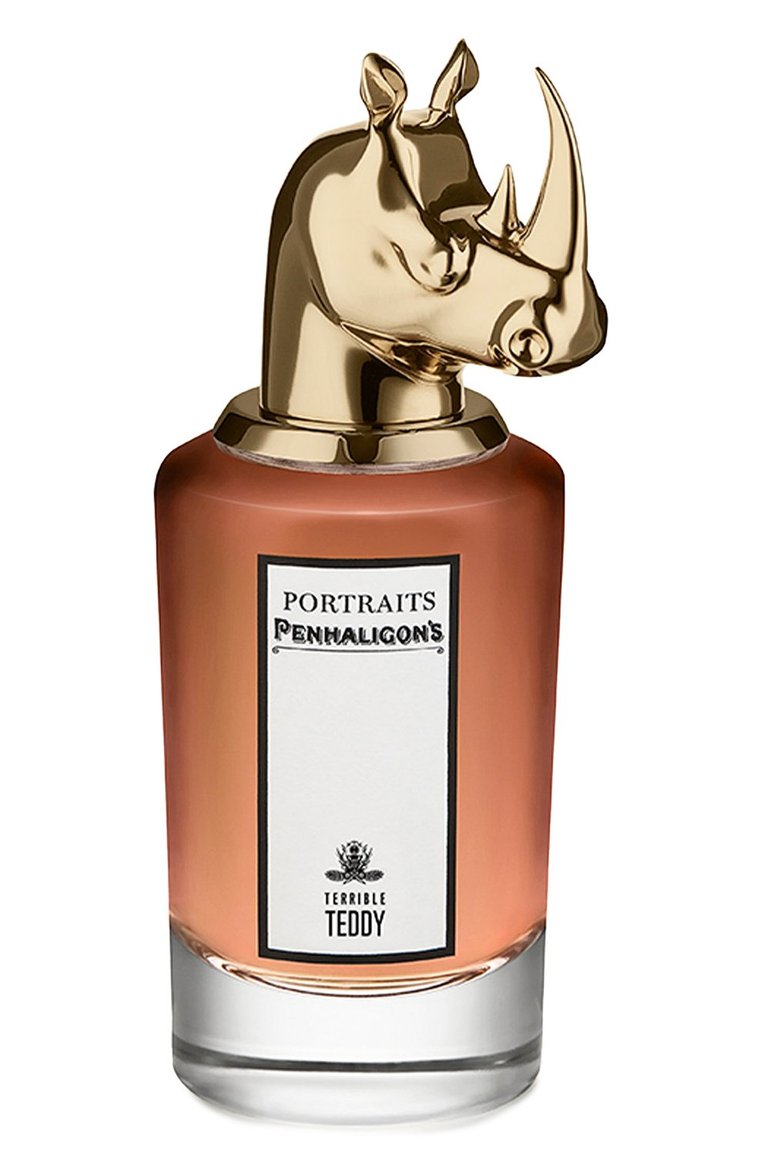 Мужской парфюмерная вода terrible teddy (75ml) PENHALIGON'S бесцветного цвета, арт. 5056245021329 | Фото 1 (Региональные ограничения белый список (Axapta Mercury): Не проставлено; Нос: Не проставлено; Тип продукта - парфюмерия: Парфюмерная вода; Тип аромата: Кожаный; Ограничения доставки: flammable)