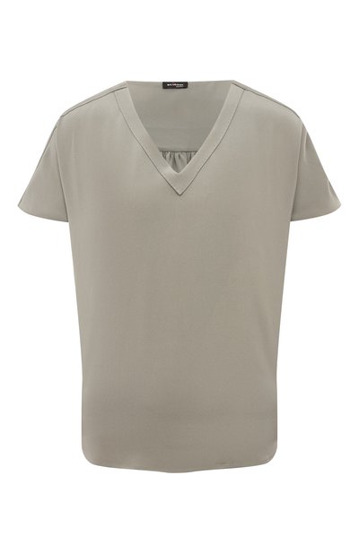 Женская шелковая футболка KITON, арт. D47454K0977A
