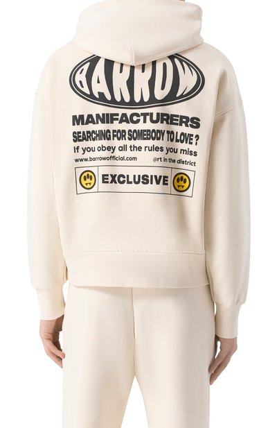 Хлопковое худи BARROW, арт. S5BWMAHS063, фото 4