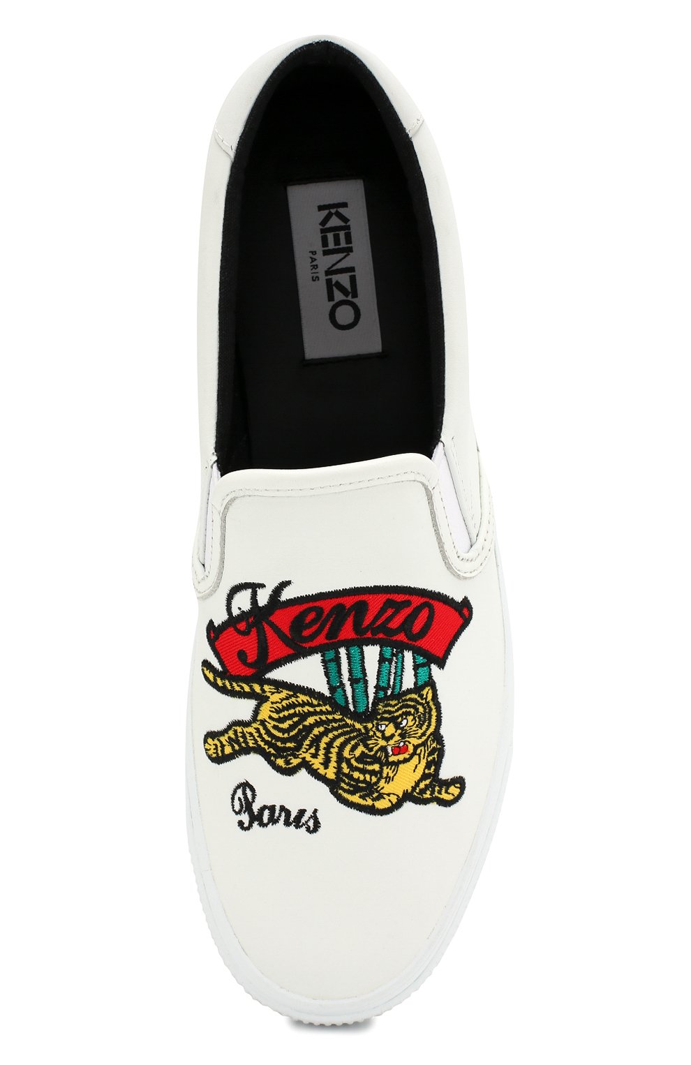 Кожаные слипоны KENZO, арт. F952SN104L50, фото 5