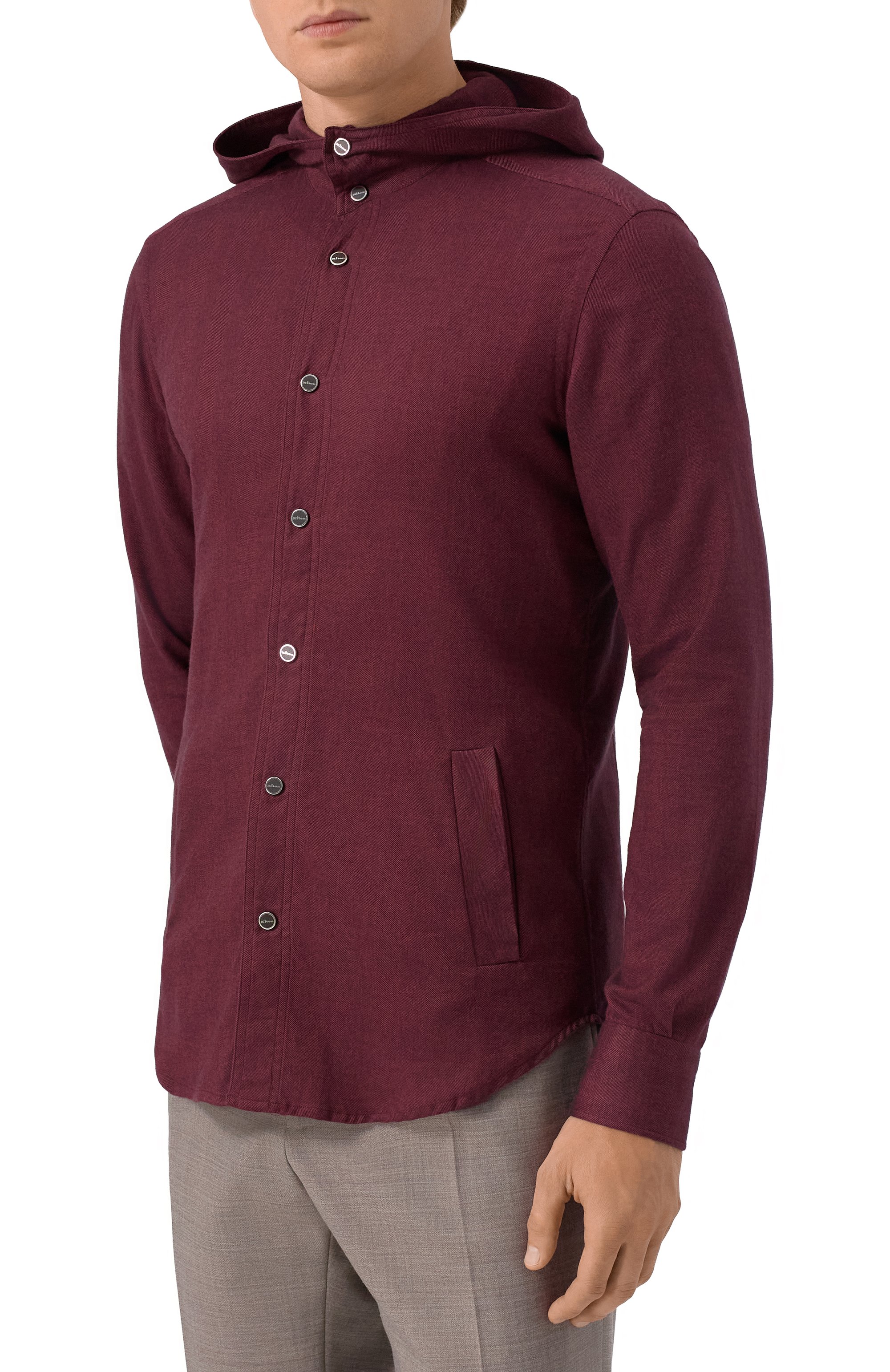 Рубашка из хлопка и лиоцелла KITON, арт. UMCMARH0944008, фото 3