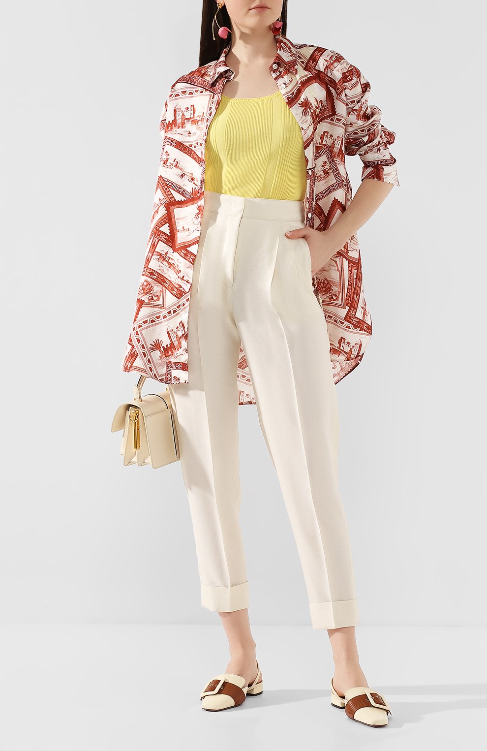 Хлопковая майка MARNI, арт. TTMD0026A1/FCL11, фото 2