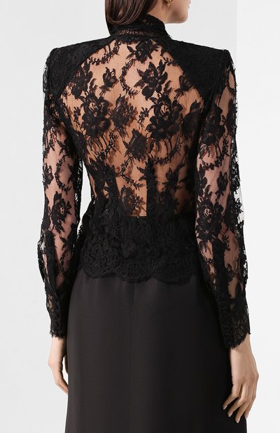 Хлопковая блузка DOLCE & GABBANA, арт. F5L51T/HLMQJ, фото 4