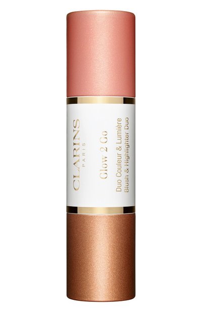 Румяна и хайлайтер в двустороннем стике glow 2 go, 02 CLARINS, арт. 80045059, фото 1