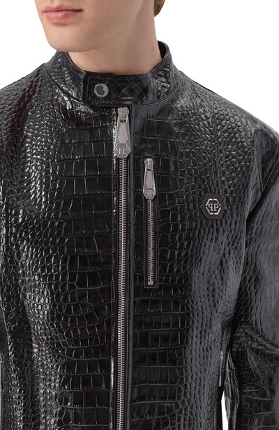 Кожаная куртка PHILIPP PLEIN, арт. SAFC MLB2035 PLE010N, фото 5