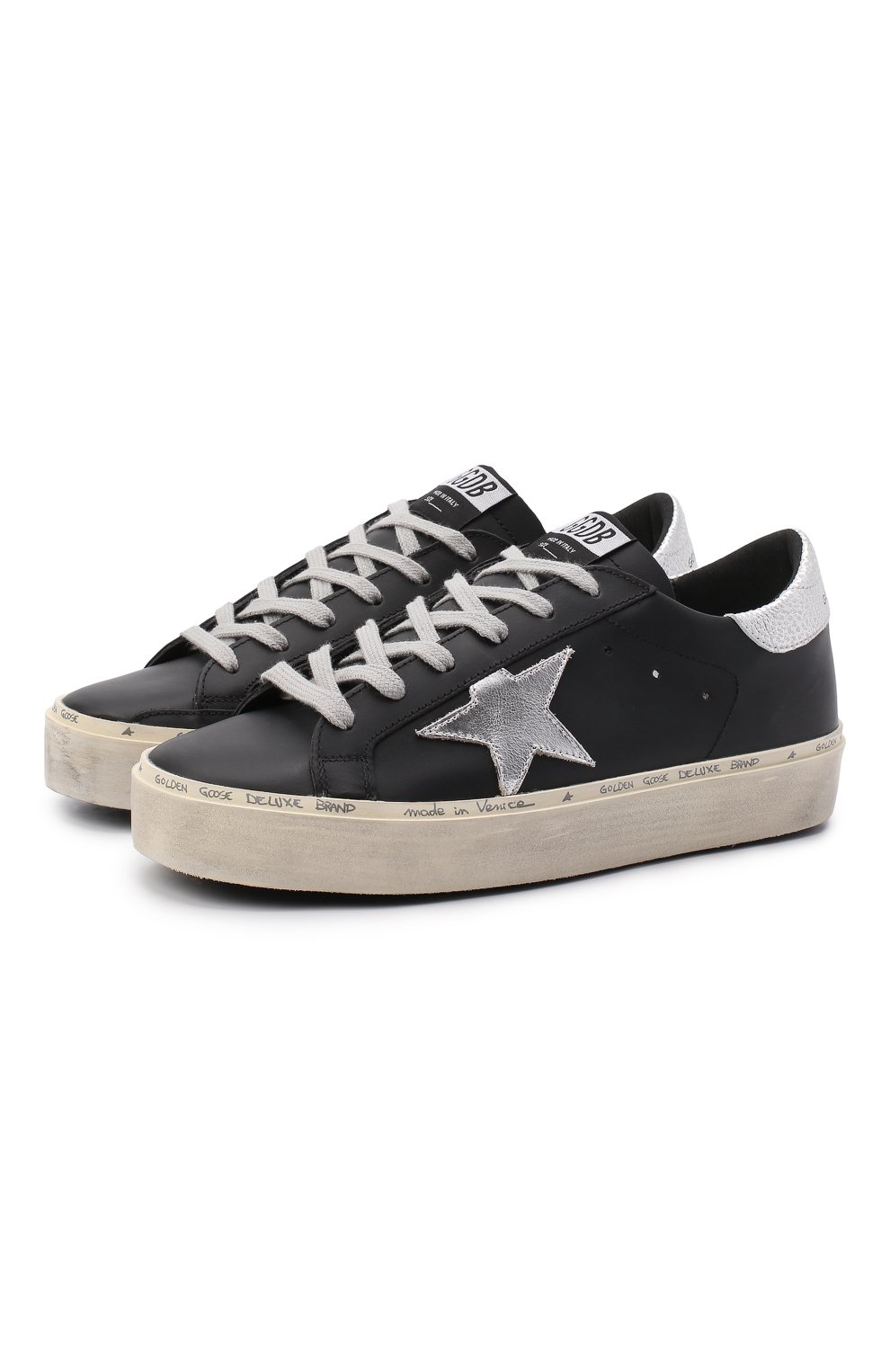 Кожаные кеды superstar GOLDEN GOOSE DELUXE BRAND, арт. GWF00118.F000328, фото 1