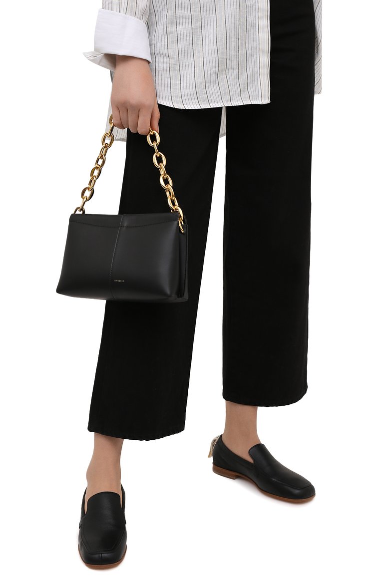 Wandler Carly Mini Heavy Chain Женская коричневая сумка Carly