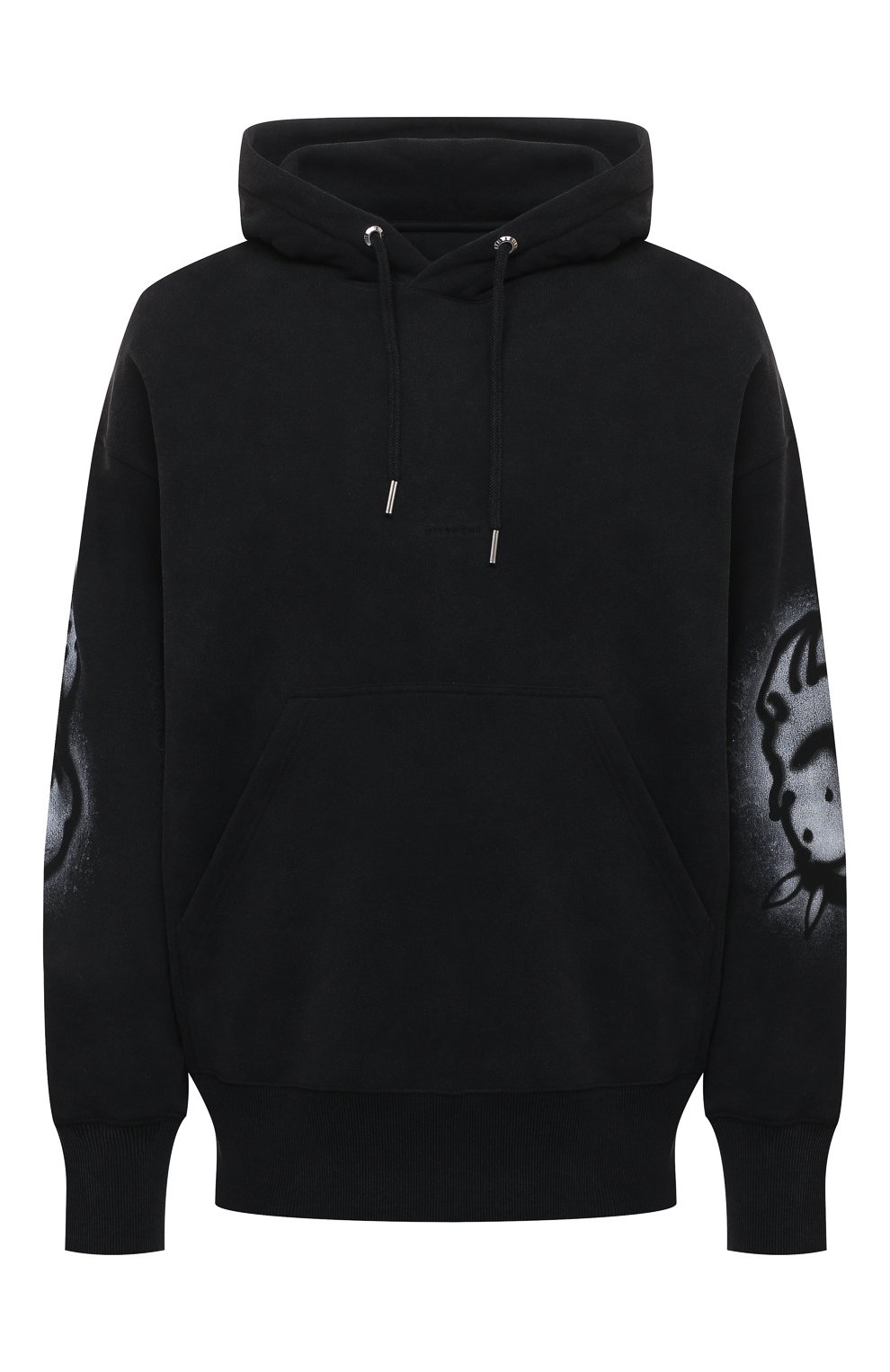 Хлопковое худи GIVENCHY черного цвета по цене 149500 руб., арт. BMJ0E23Y69, фото 1 Хлопковое худи GIVENCHY, арт. BMJ0E23Y69, фото 1