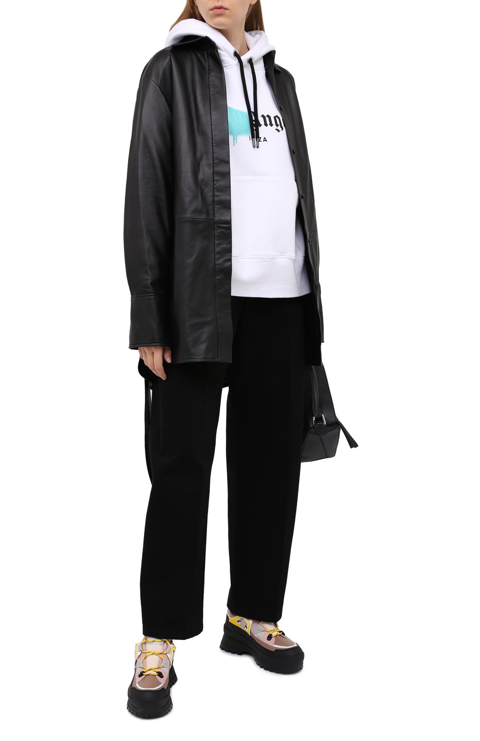 Хлопковое худи PALM ANGELS, арт. PWBB023F20FLE0010147, фото 2