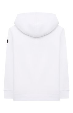 Детский хлопковое худи MARCELO BURLON KIDS OF MILAN белого цвета, арт. 21E/B/MB/2102/0020/2-6Y | Фото 2 (Материал внешний: Хлопок; Рукава: Длинные; Региональные ограничения белый список (Axapta Mercury): RU, Не проставлено; Мальчики Кросс-КТ: Худи-одежда; Драгоценные камни: Проставлено; Материал сплава: Проставлено; Ростовка одежда: 6 лет | 116 см)