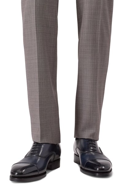 Кожаные оксфорды adrian SANTONI, арт. MLAG19043DD3HF0Y, фото 3