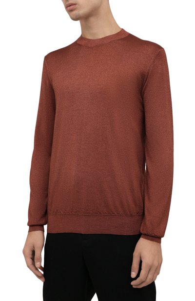 Джемпер кашемира и шелка ZILLI, арт. MBW-DC006-NUAG1/ML01, фото 3