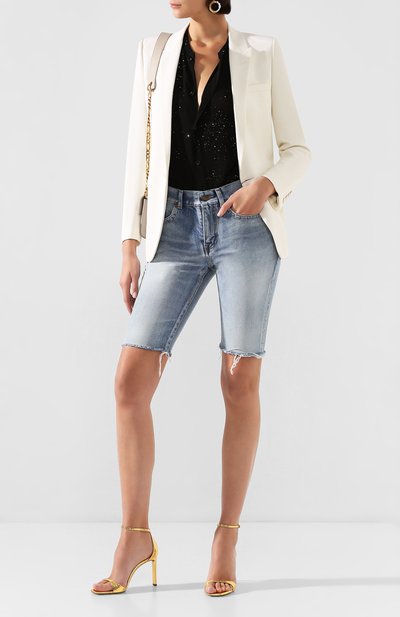 Джинсовые шорты SAINT LAURENT, арт. 621961/Y894R, фото 2