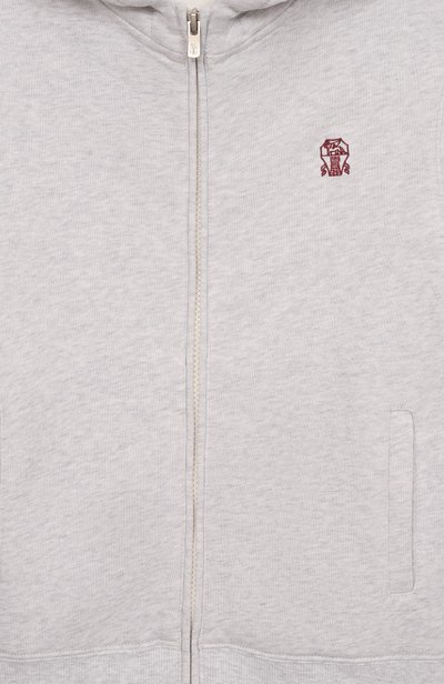 Хлопковая толстовка BRUNELLO CUCINELLI, арт. BM826E517A, фото 3