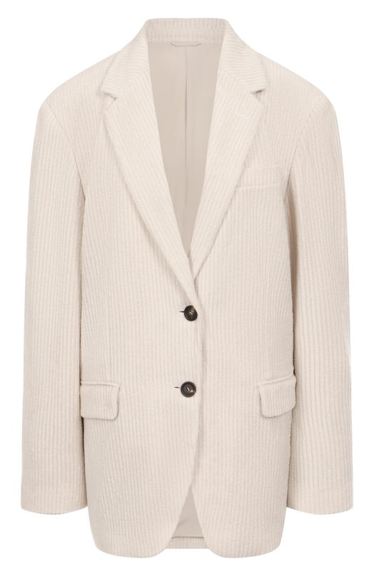 Вельветовый жакет Brunello Cucinelli MG5167514P Кремовый MG5167514P