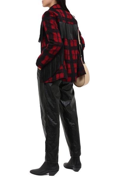 Шерстяная куртка SAINT LAURENT разноцветного цвета по цене 362500 руб., арт. 630896/Y3B54, фото 3 Шерстяная куртка SAINT LAURENT, арт. 630896/Y3B54, фото 3