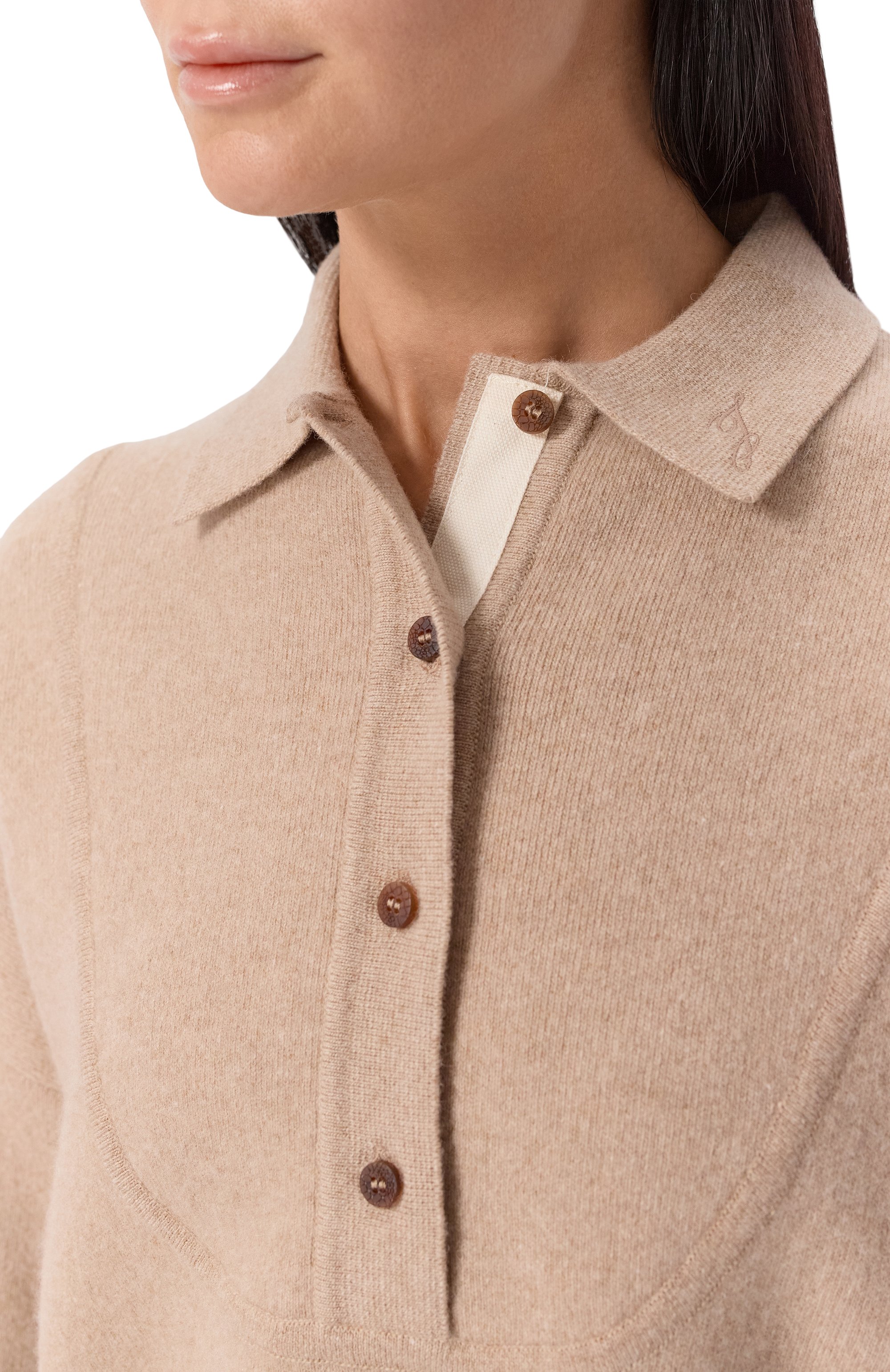 Поло из шерсти и кашемира JACQUEMUS, арт. 25HSWW00623/AK00276, фото 5