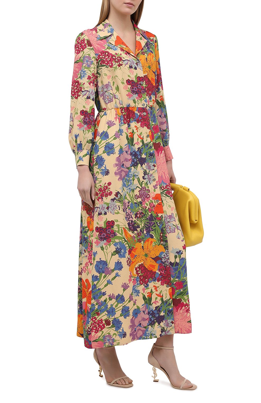 Замшевые босоножки opyum SAINT LAURENT, арт. 557679/0LIJJ, фото 2