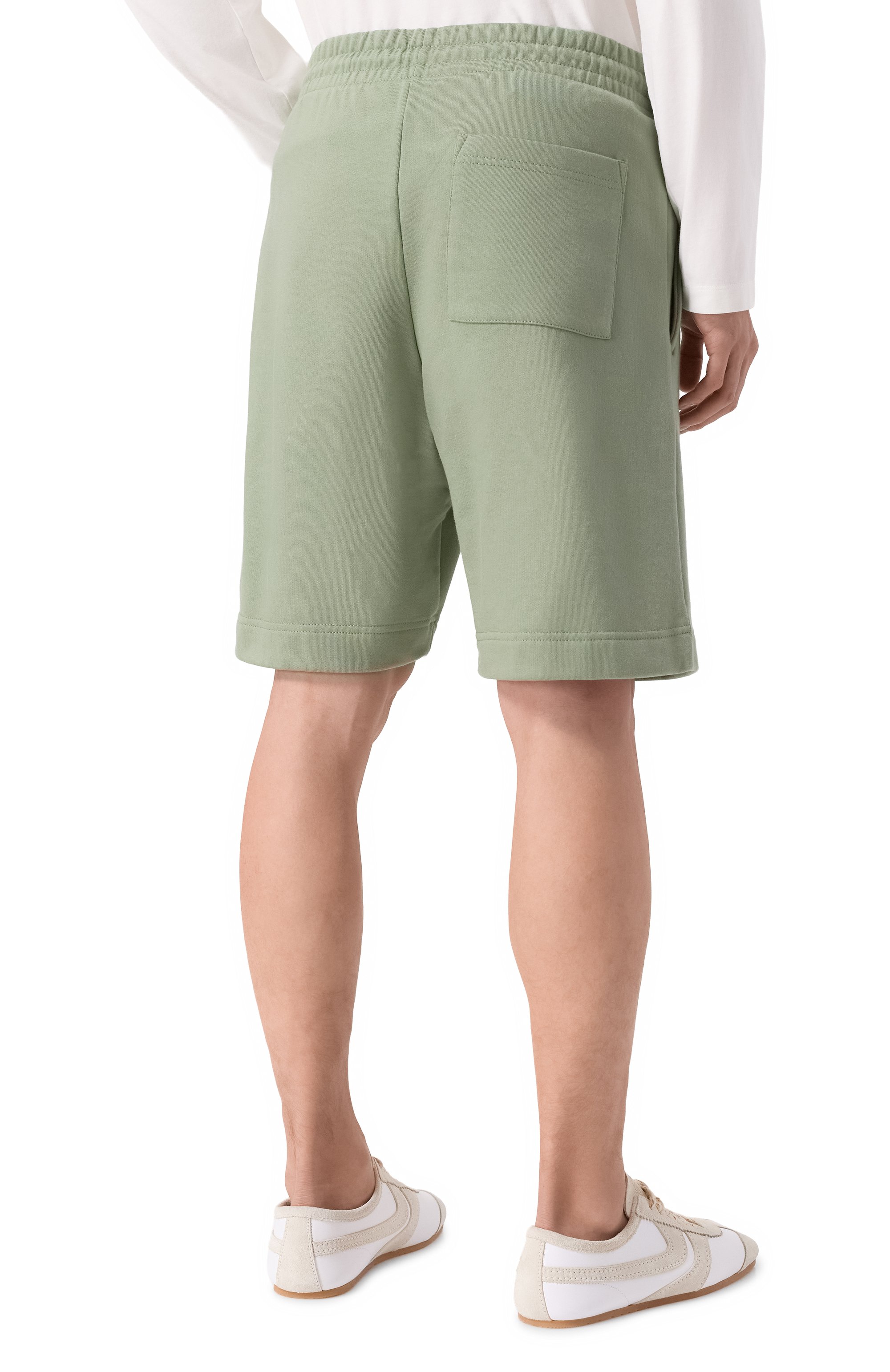 Хлопковые шорты DRIES VAN NOTEN светло-зеленого цвета по цене 35900 руб., арт. 021158/3611, фото 4 Хлопковые шорты DRIES VAN NOTEN, арт. 021158/3611, фото 4