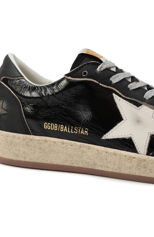 Кожаные кеды Ball Star Golden Goose Deluxe Brand GWF00853.F006821 Чёрный  GWF00853.F006821 Фото 7