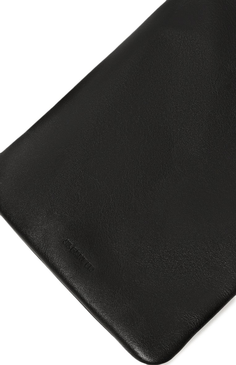 Чехол для iphone JIL SANDER черного цвета, арт. J25VL0003/P5450 | Фото 3 (Региональные ограничения белый список (Axapta Mercury): Не проставлено; Нос: Не проставлено; Женское Кросс-КТ: Кожа iPhone)