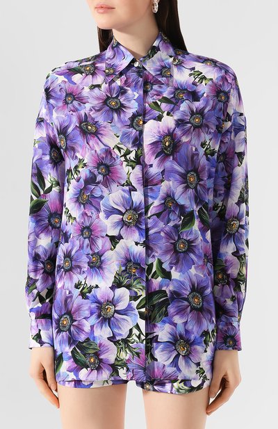 Шелковая рубашка DOLCE & GABBANA, арт. F5M28T/IS1A1, фото 3
