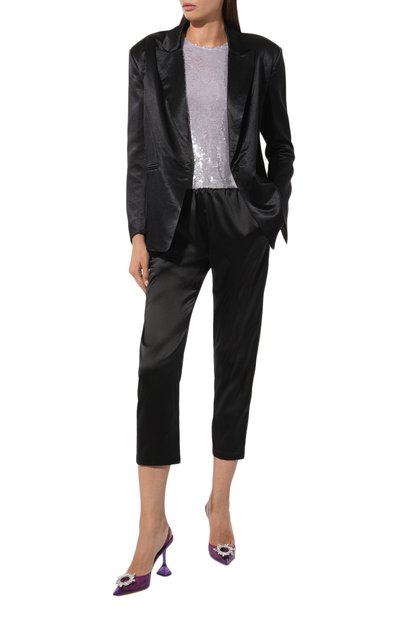 Топ с отделкой пайетками SELF-PORTRAIT, арт. PF23-102T-L, фото 2