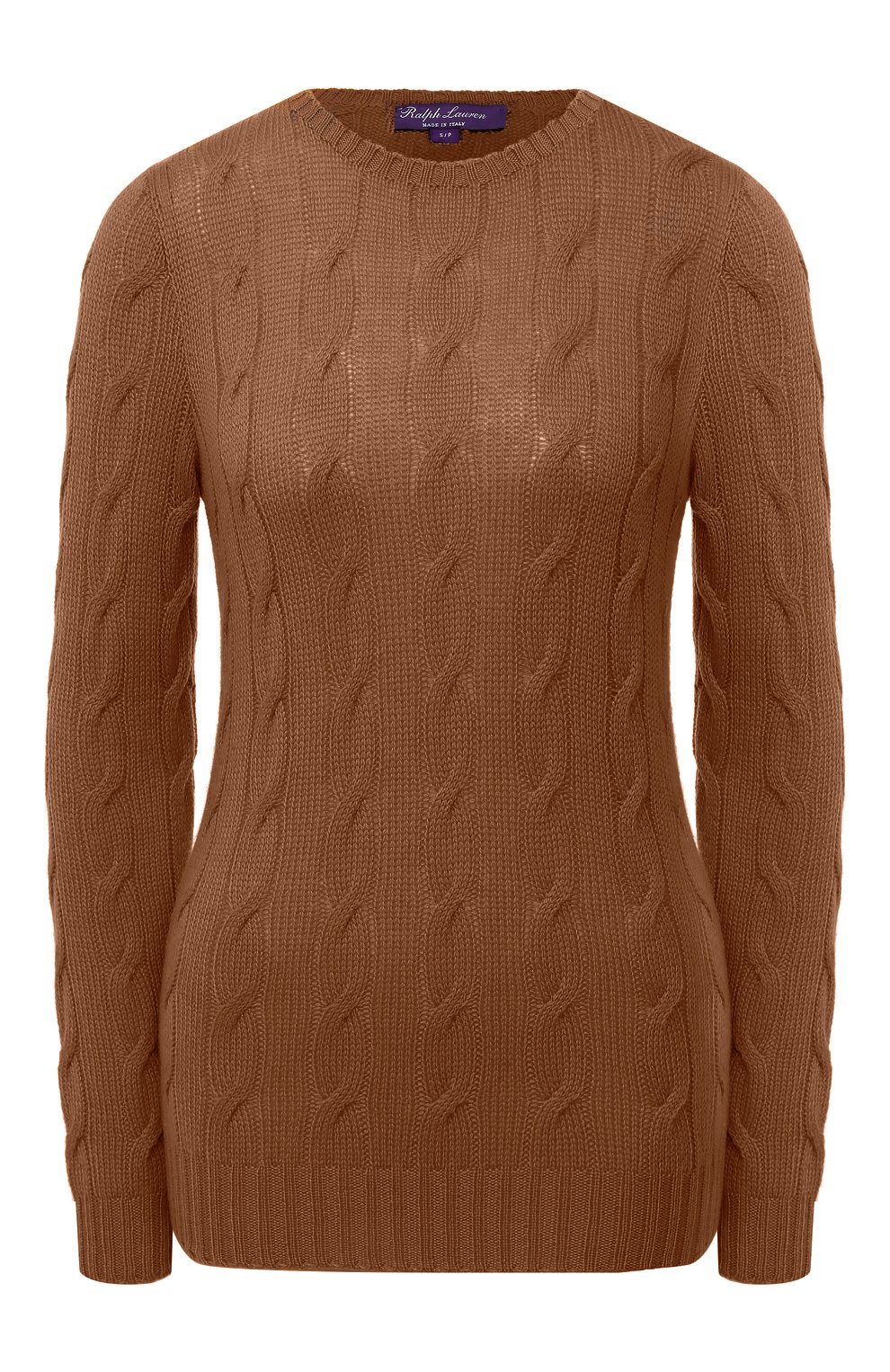 Кашемировый пуловер RALPH LAUREN коричневого цвета по цене 84350 руб., арт. 290615209, фото 1 Кашемировый пуловер RALPH LAUREN, арт. 290615209, фото 1