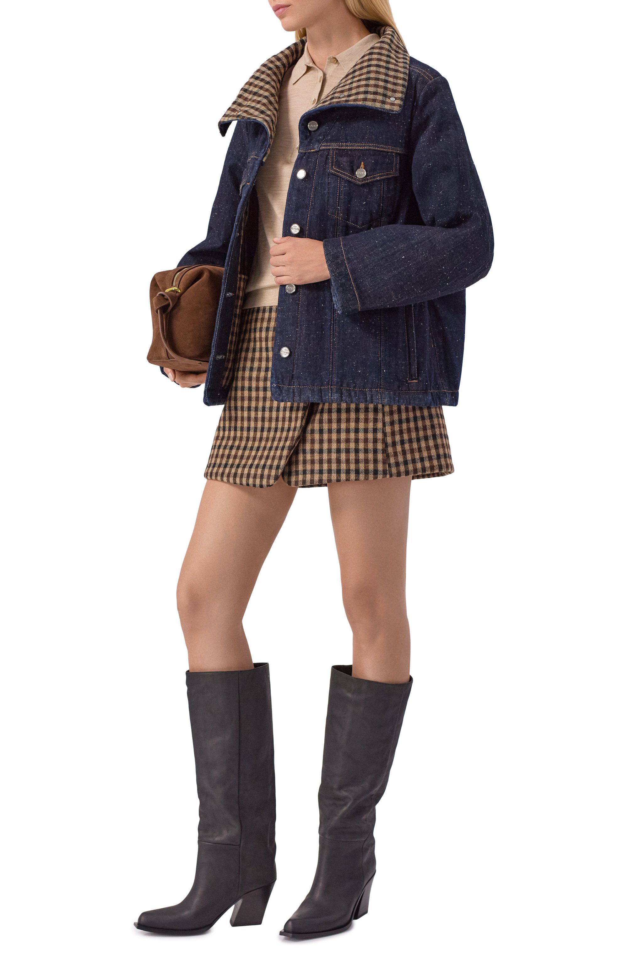 Джинсовая куртка GANNI, арт. J1766, фото 2