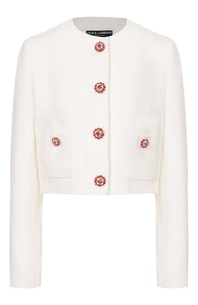 Женский твидовый жакет DOLCE & GABBANA, арт. F27JAZ/HUMW9