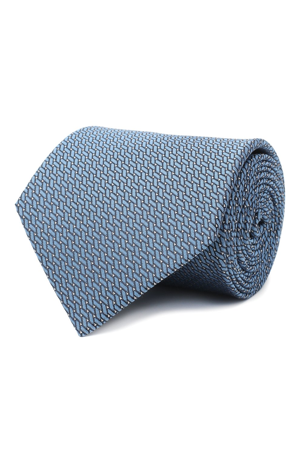 Шелковый галстук LANVIN голубого цвета по цене 9950 руб., арт. 3038/TIE, фото 1 Шелковый галстук LANVIN, арт. 3038/TIE, фото 1