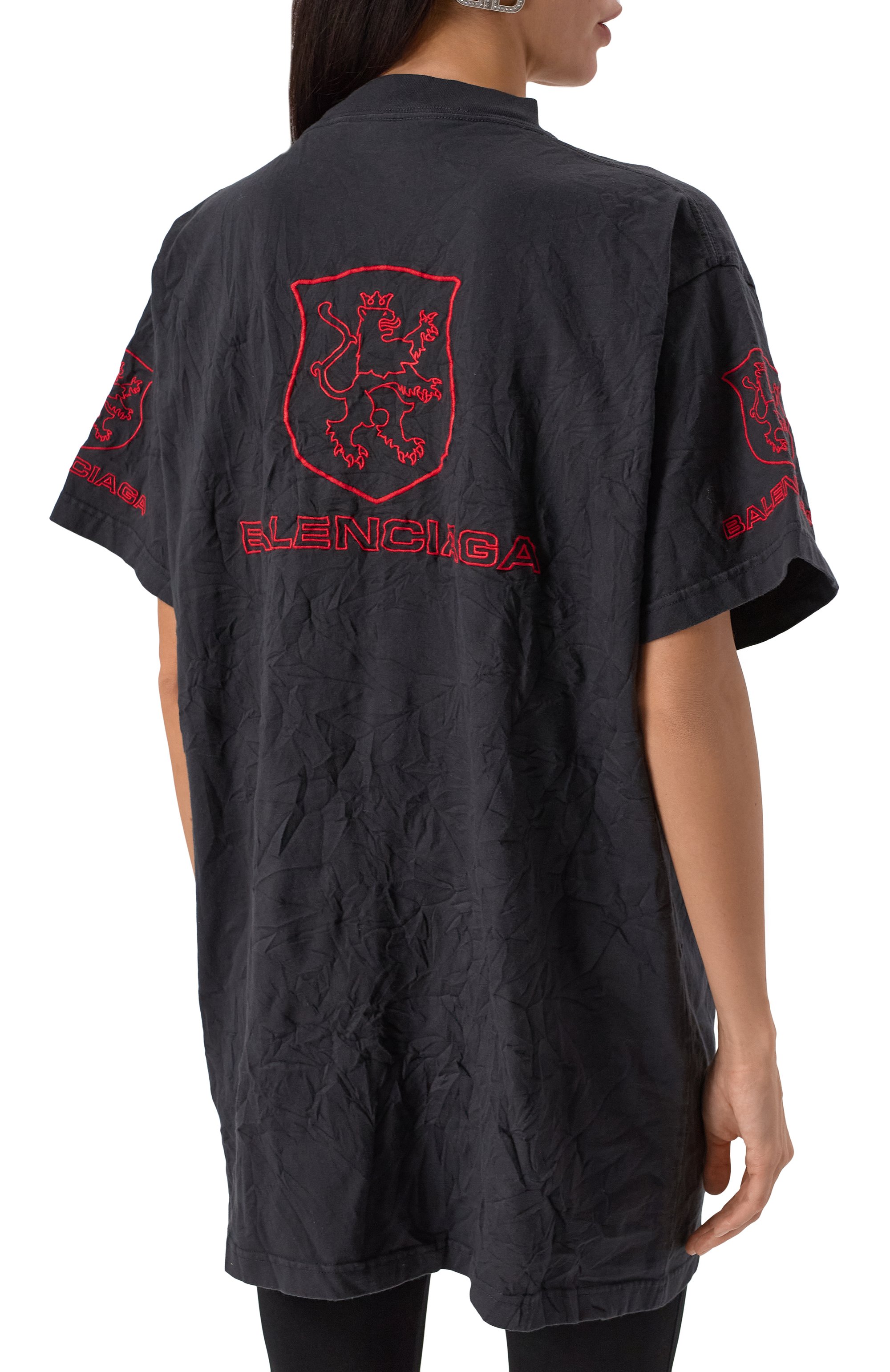 Хлопковая футболка BALENCIAGA, арт. 787349/TRVR9, фото 8