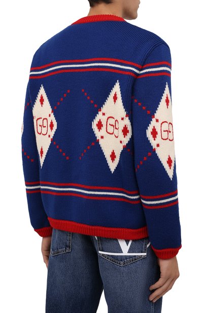 Шерстяной кардиган GUCCI, арт. 663479/XKBYS, фото 4