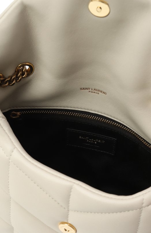 Сумка Puffer Loulou Saint Laurent 759337/1EL07 Кремовый  759337/1EL07 Фото 5