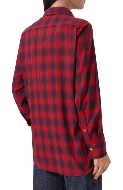Рубашка из хлопка и лиоцелла KITON, арт. D52445H09807, фото 4