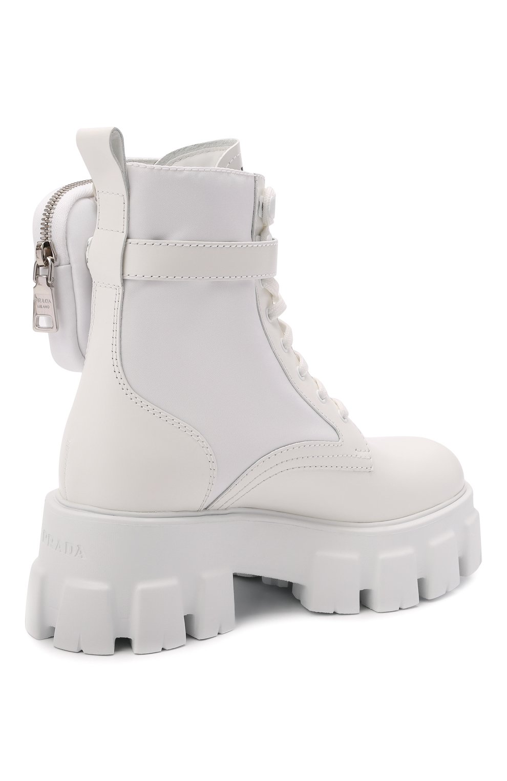 Комбинированные ботинки monolith PRADA, арт. 1T255M-3LFR-F0009-B055, фото 3