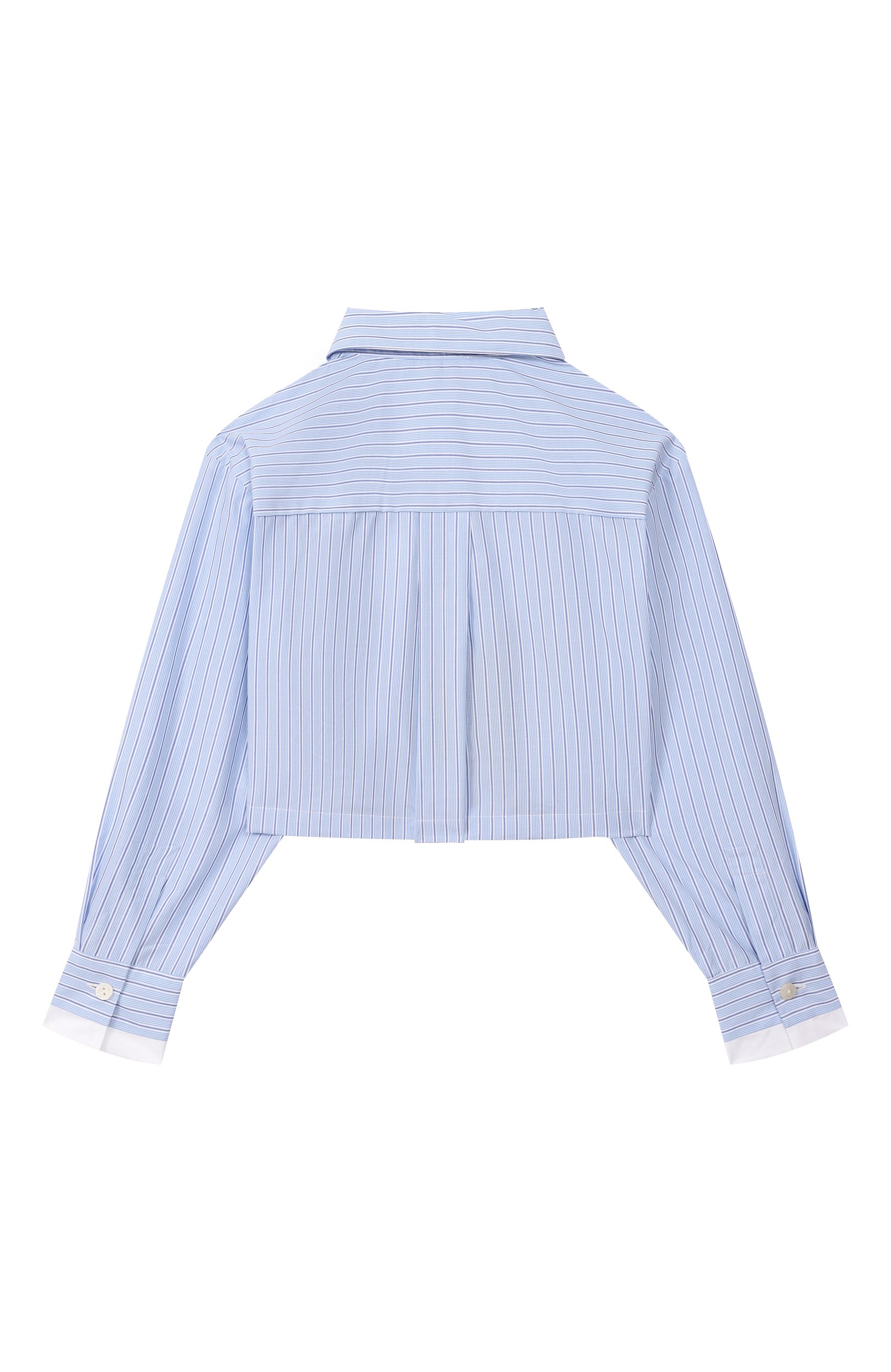 Хлопковая рубашка DOLCE & GABBANA голубого цвета по цене 53850 руб., арт. L56S69/FR54Q_001, фото 2 Хлопковая рубашка DOLCE & GABBANA, арт. L56S69/FR54Q_001, фото 2