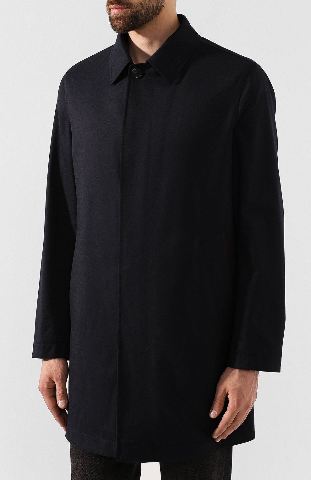 Плащ ZEGNA темно-синего цвета по цене 267000 руб., арт. UTT30/T308, фото 6 Плащ ZEGNA, арт. UTT30/T308, фото 6