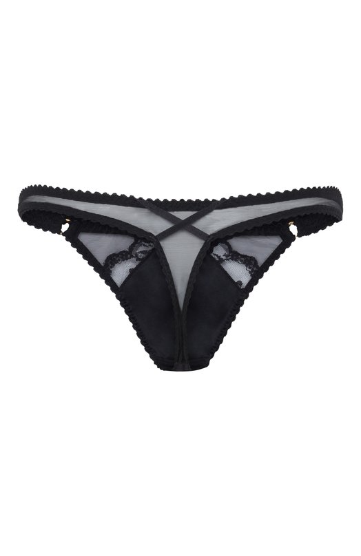Шелковые трусы-стринги Daphnie Agent Provocateur AP12389001001 Чёрный  AP12389001001 Фото 2