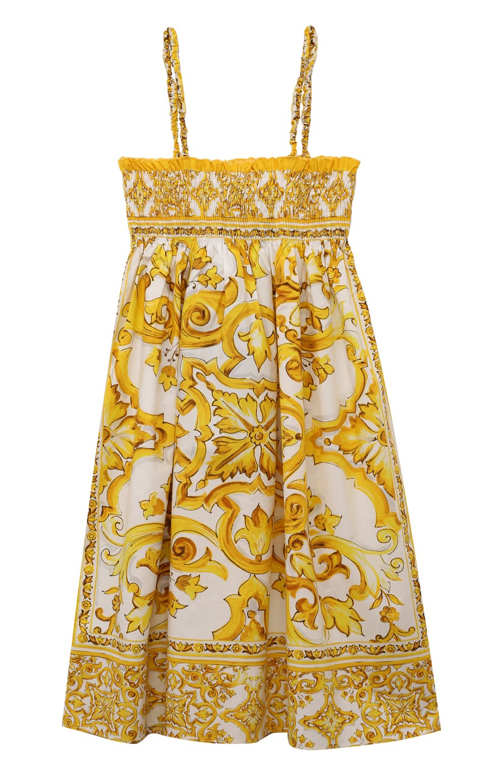 Хлопковый сарафан DOLCE & GABBANA, арт. L53DM9/G7J6K/8-14, фото 2