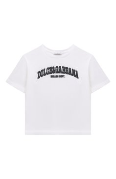 Хлопковая футболка DOLCE & GABBANA, арт. L4JTEY/G7M1E/8-12+, фото 1