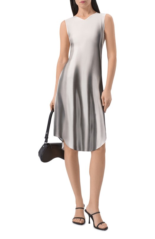 Платье из вискозы Diesel A20071/0BKBG Серый  A20071/0BKBG Фото 2