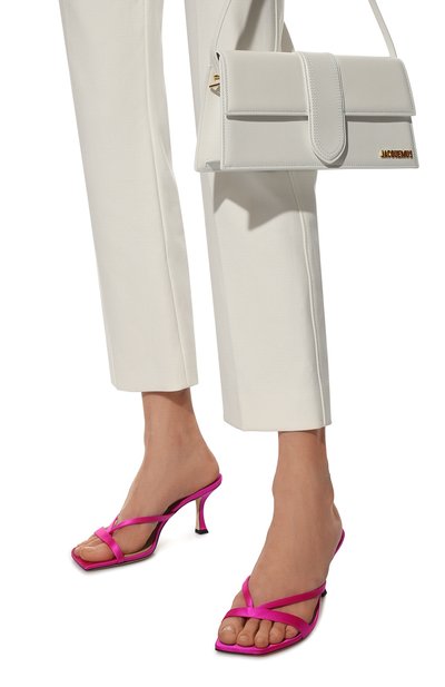 Текстильные мюли maelie 70 JIMMY CHOO, арт. MAELIE 70/SAT, фото 3